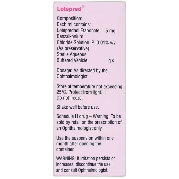 lotepred eye drops 5 ml